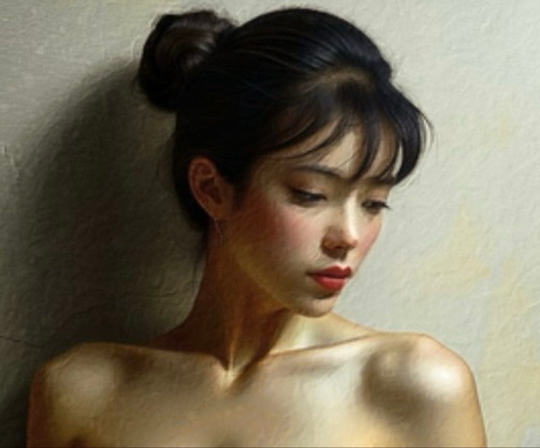 【超大作・最高傑作の裸婦画】女性ヌード油彩画風アート作品・見た事ないアート作品を