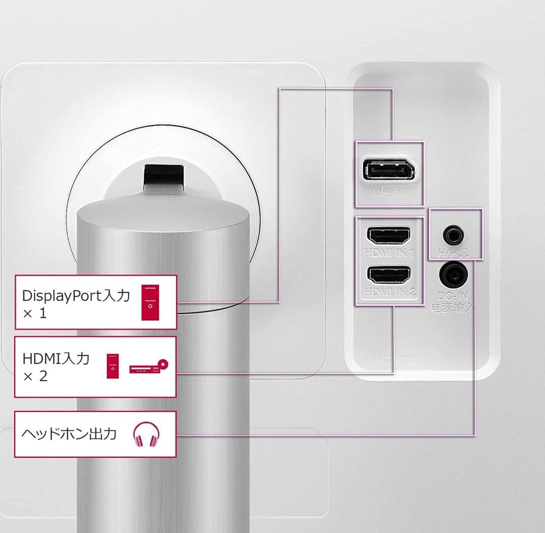 【美品】32インチ 4Kモニター LG 32UN550-WAJP