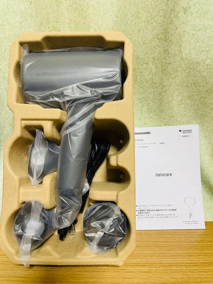 新品未使用　Panasonic ナノケア　ヘアドライヤー　EH-NA0K-K