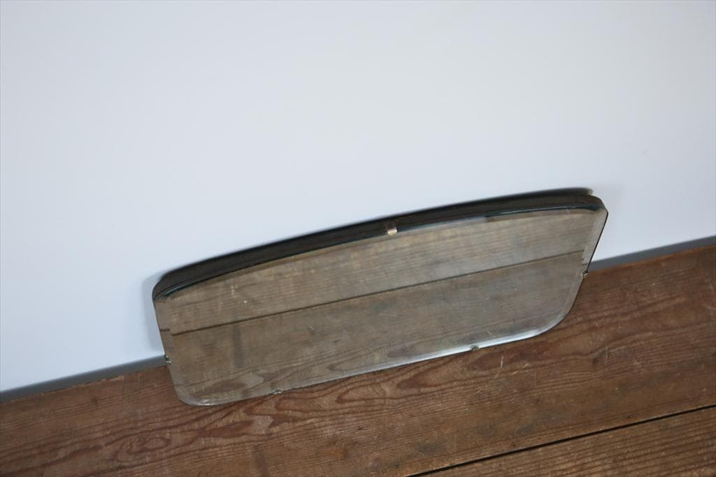 英国アンティーク壁掛けカッティングミラー/ベベルドミラー/鏡(92-58-2)