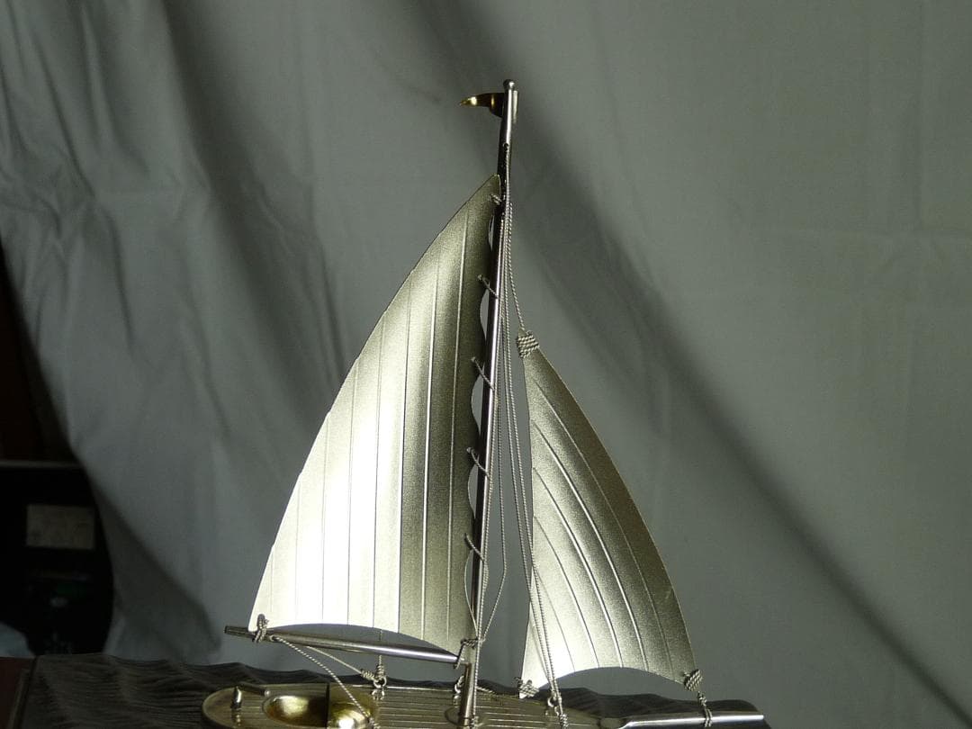 武比古 銀製 ヨット 伝統工芸 関工芸 SILVER