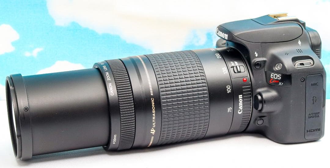 Canon kiss x7⭐️超小型一眼レフ⭐️スマホ転送♪⭐️ダブルレンズ