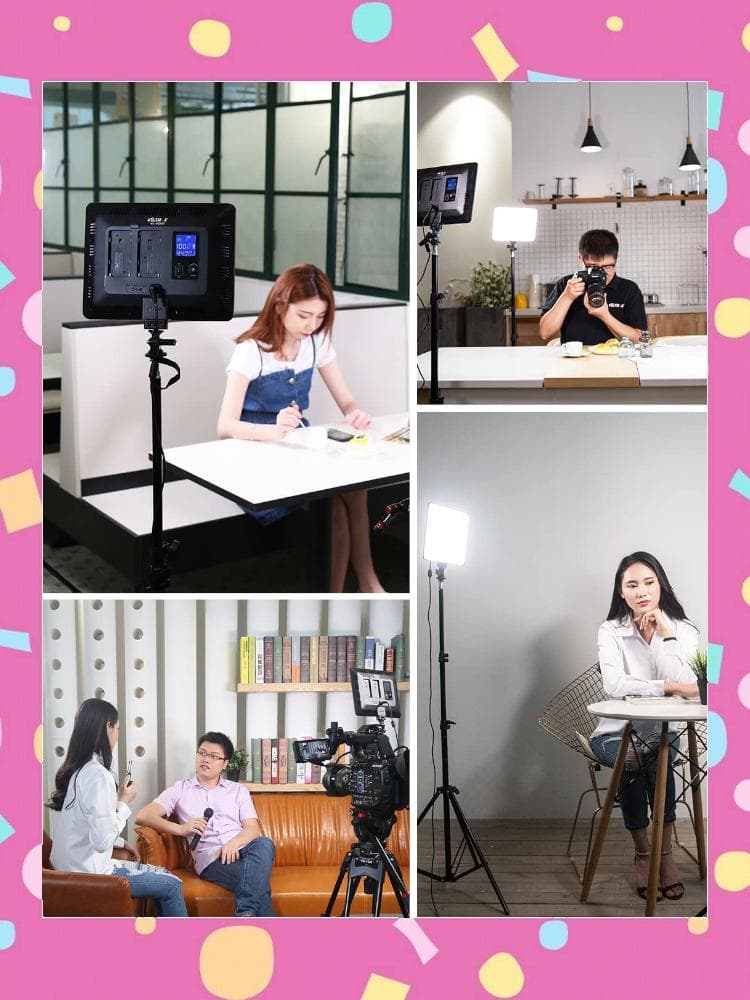 ミニ三脚&マルチマウント LEDビデオライト