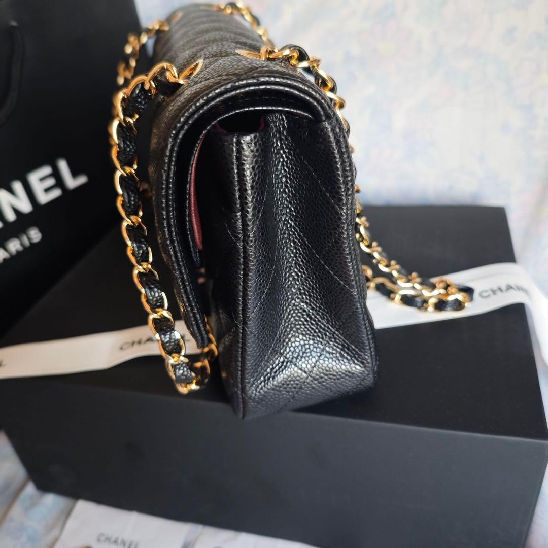 【実写画像】 ブラックレザー ショルダーバッグ24時間以内発送