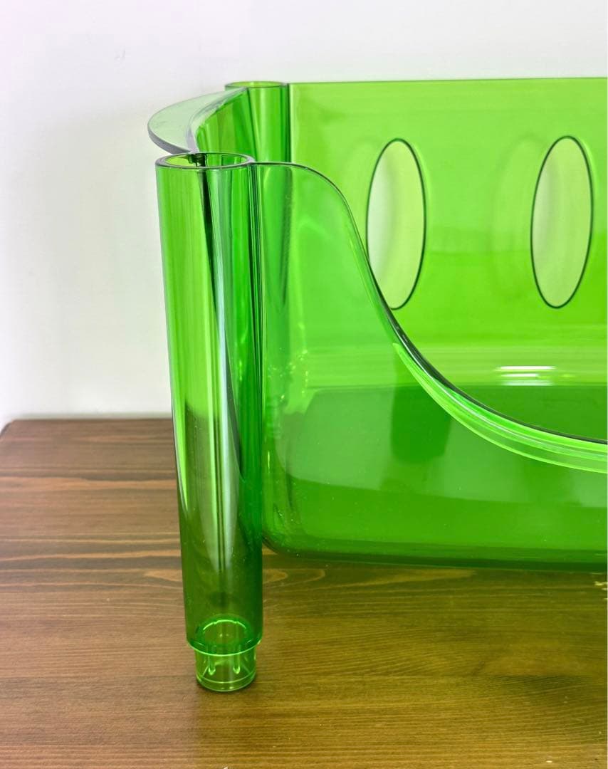 グッチーニ　アクリルラック　スタッキングバスケット　スペースエイジ　イタリア