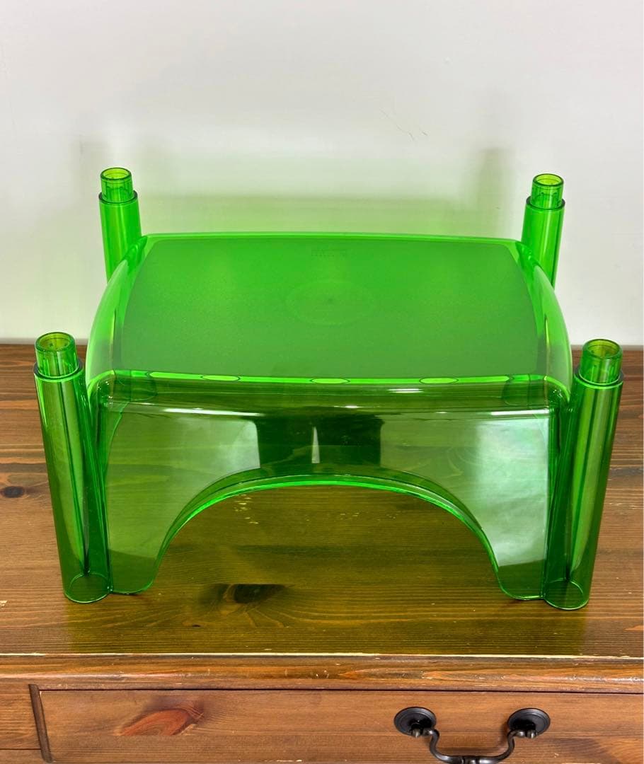 グッチーニ　アクリルラック　スタッキングバスケット　スペースエイジ　イタリア