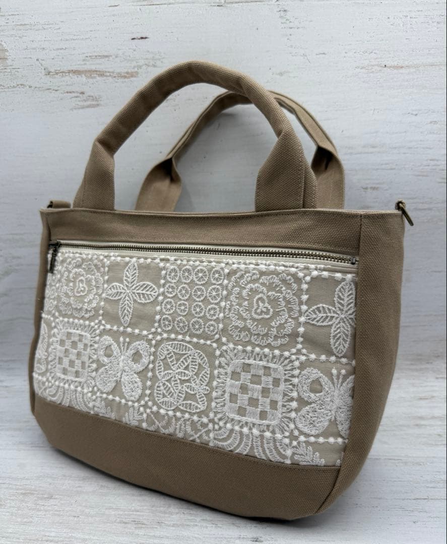 ミナペルホネン ハンドメイドバッグ うふふ♡トートⓈ