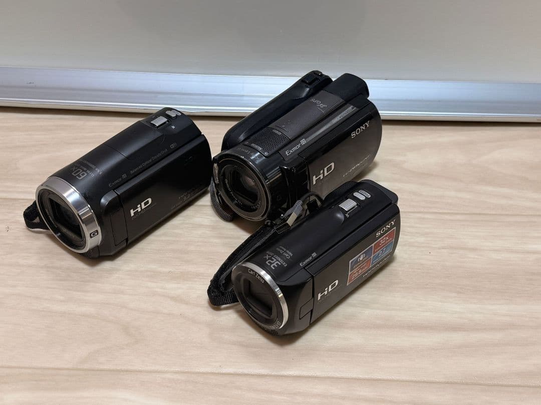 SONY ビデオカメラ 本体 HDR-CX675、HDR-XR500 ジャンク