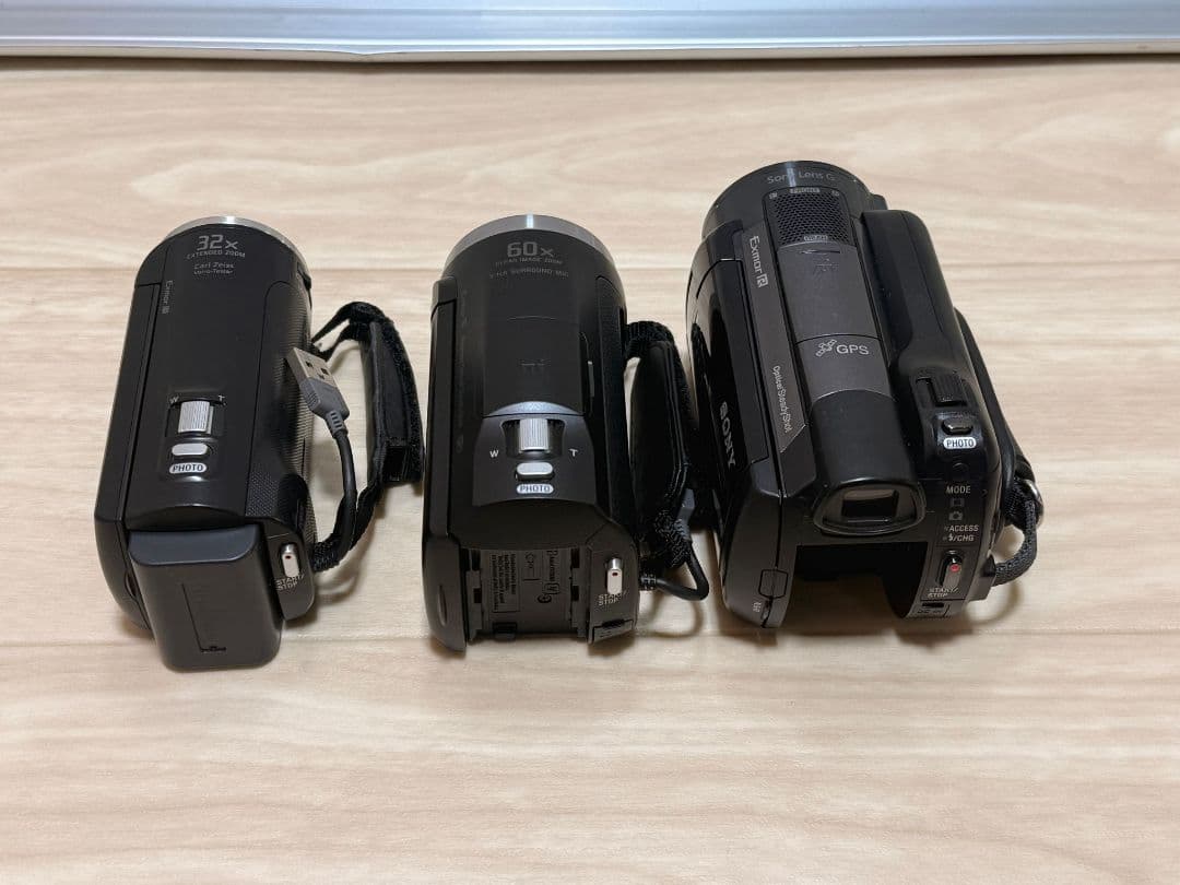 SONY ビデオカメラ 本体 HDR-CX675、HDR-XR500 ジャンク