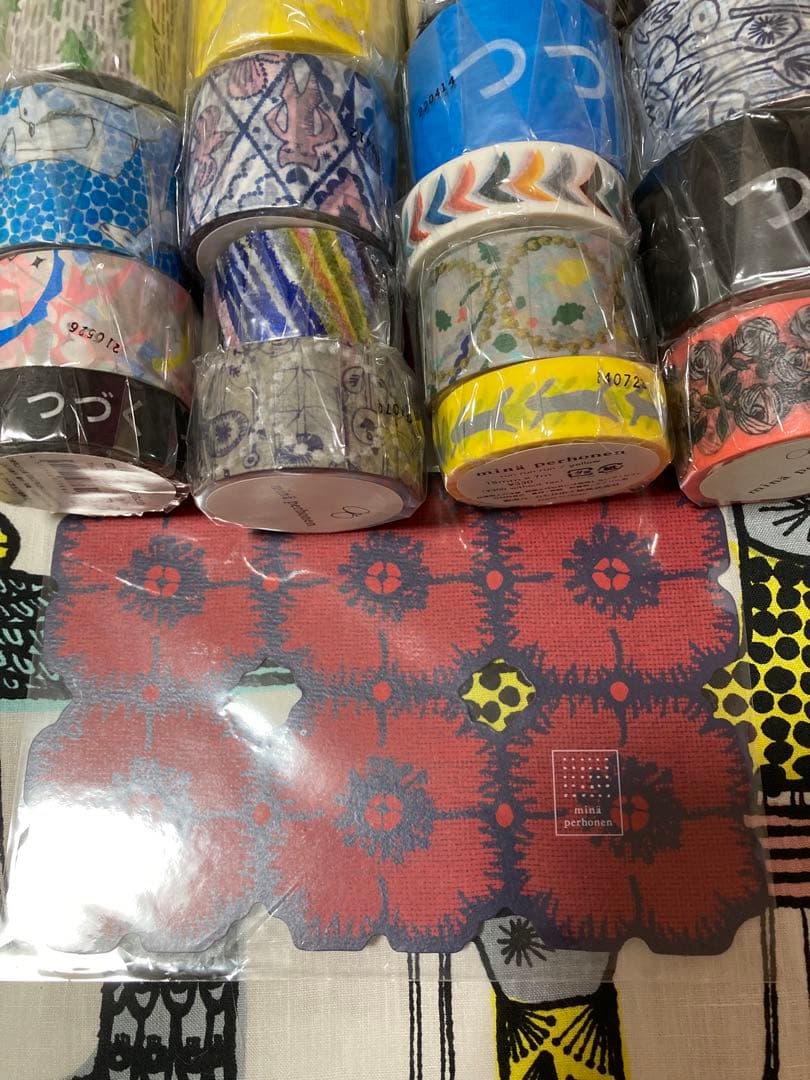 mina perhonen マスキングテープ　ポストカード　超お値打ち！　廃盤等