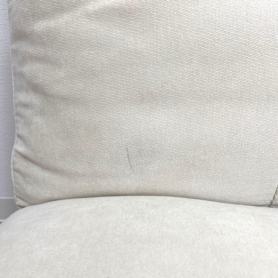 ベージュ 1人掛けソファ ファブリック