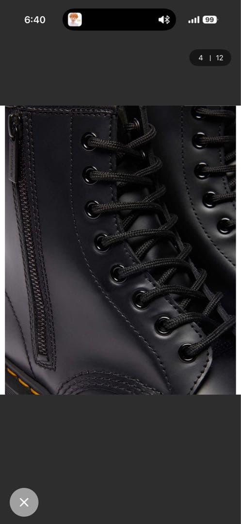 靴 Dr. Martens/1460 ZIP BEX 8 42726001