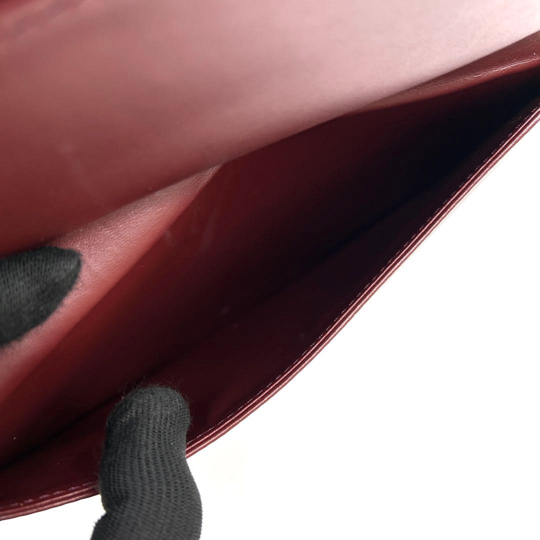 極美品 カルティエ Cartier マストライン ショルダーバッグ ボルドー