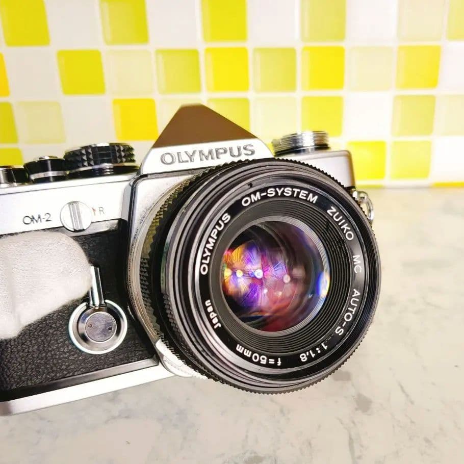 美品★ OLYMPUS OM-2n 一眼レフ フィルムカメラ レンズセット