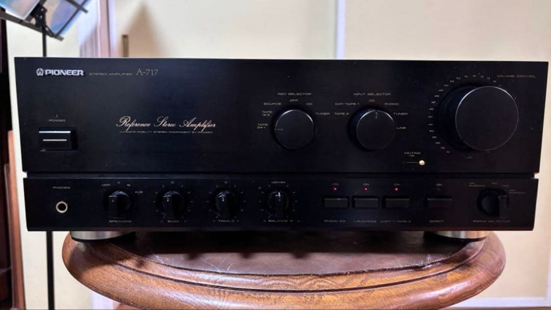美品　Pioneer A-717 プリメインアンプ　1987年製　動作品