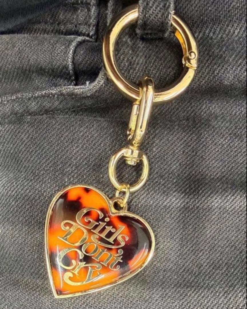 アクセサリー GIRLS DON'T CRY TORTOISESHELL KEYRING