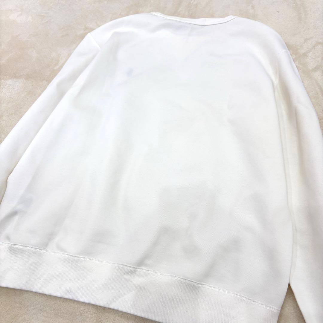 未使用級✳︎ポロラルフローレン現行タグ大人気定番スウェットトレーナーホワイト正規品
