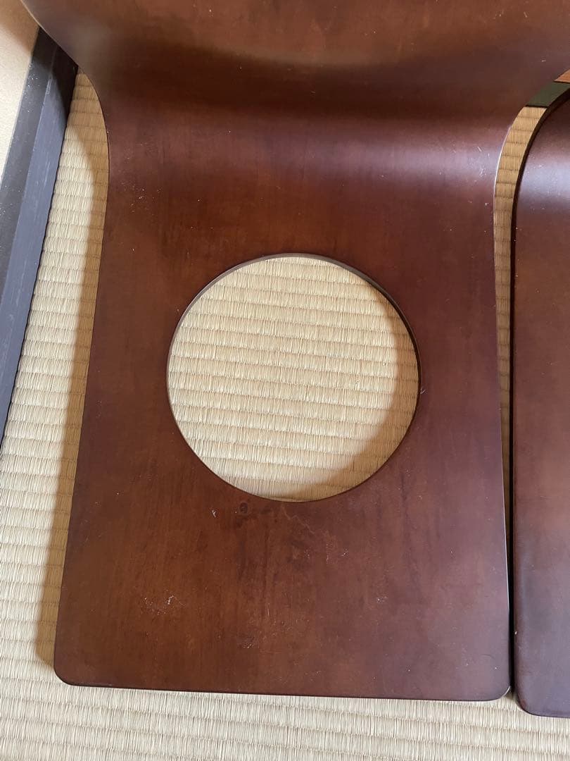 座椅子　5個セット　和モダン　木製　昭和レトロ