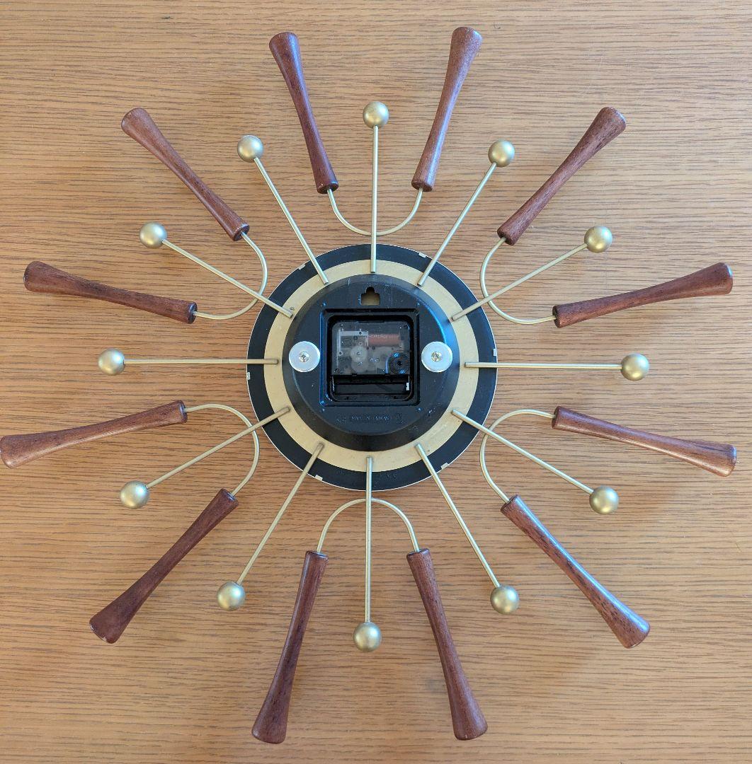 ミッドセンチュリー・モダンスタイル　壁掛時計