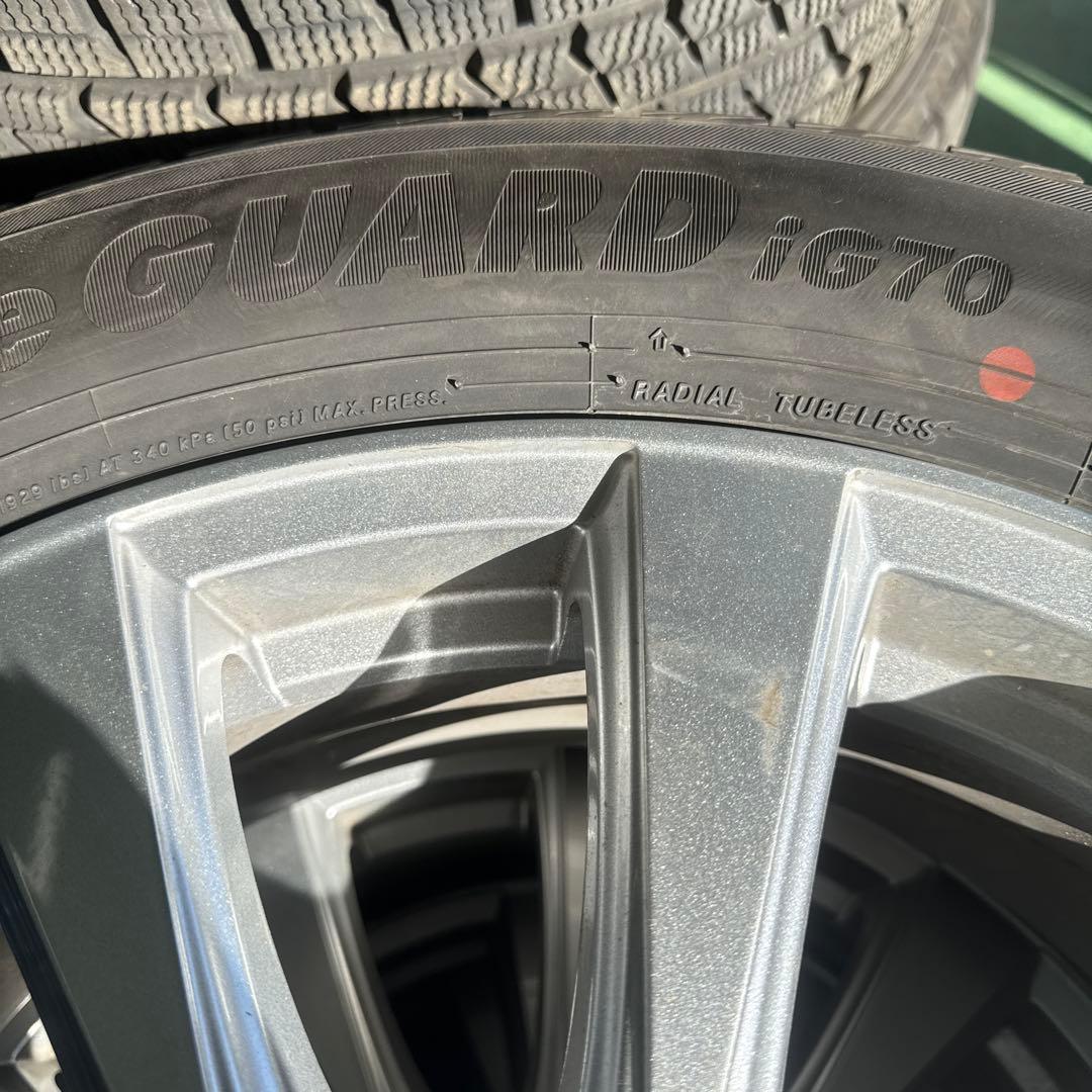 クラウンクロスオーバー用スタッドレスホイール4本セット225/55R19