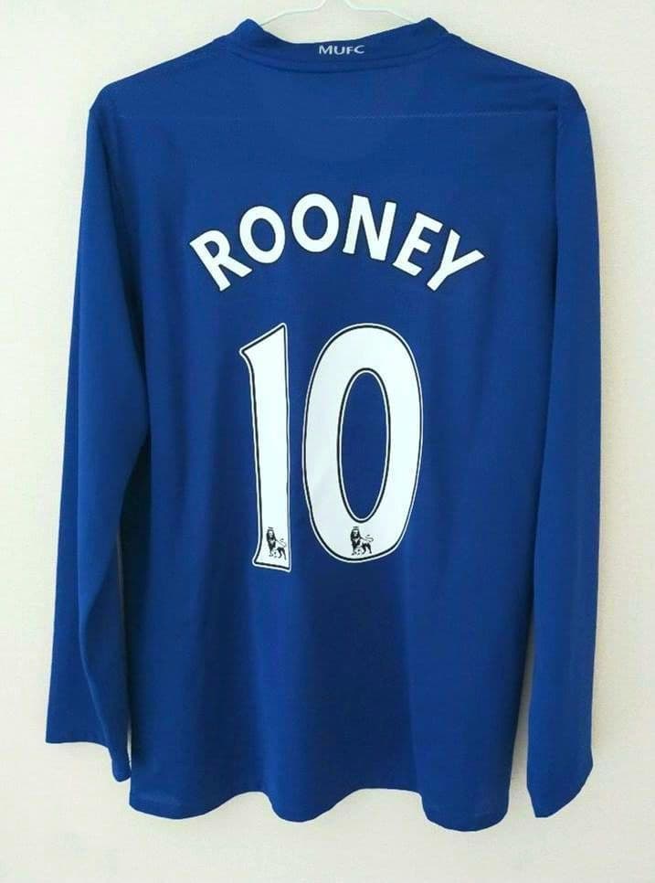 【激レア】マンU ルーニー 08/09 長袖ユニフォーム XLサイズ