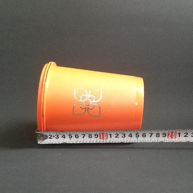 昭和レトロ タッパーウエア オレンジ色３個