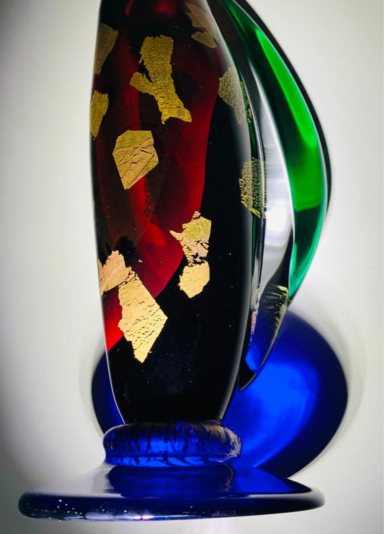 ガラス花瓶　作者不明大珍品