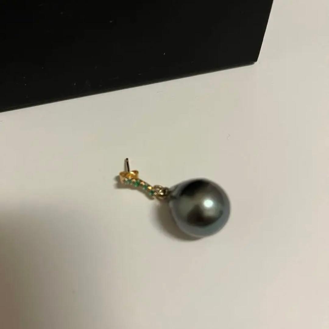 約17万円 MARIKO TSUCHIYAMA　タヒチアンパール シングルピアス