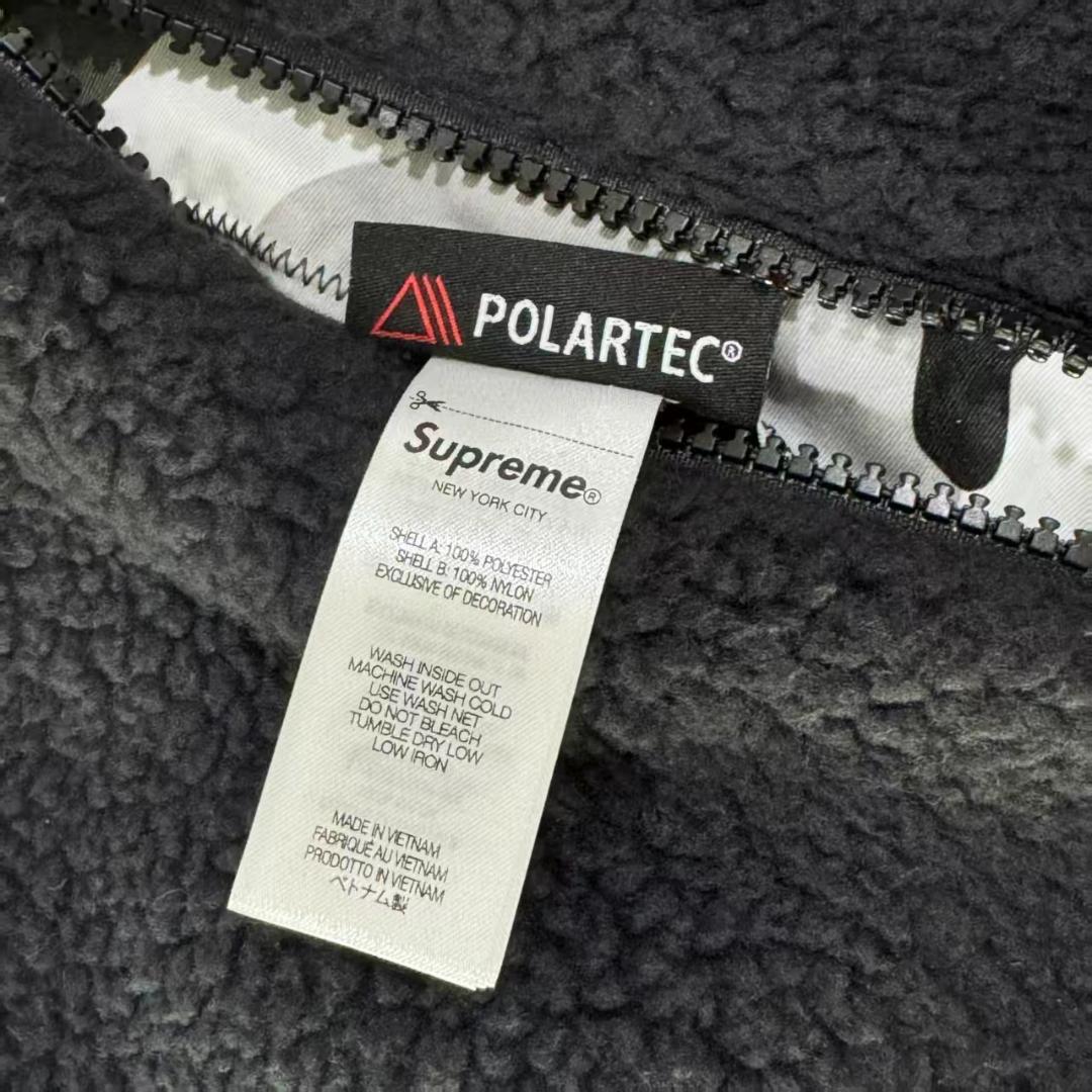 Supreme リバーシブル ハーフジップ カモフラージュ ナイロンジャケット