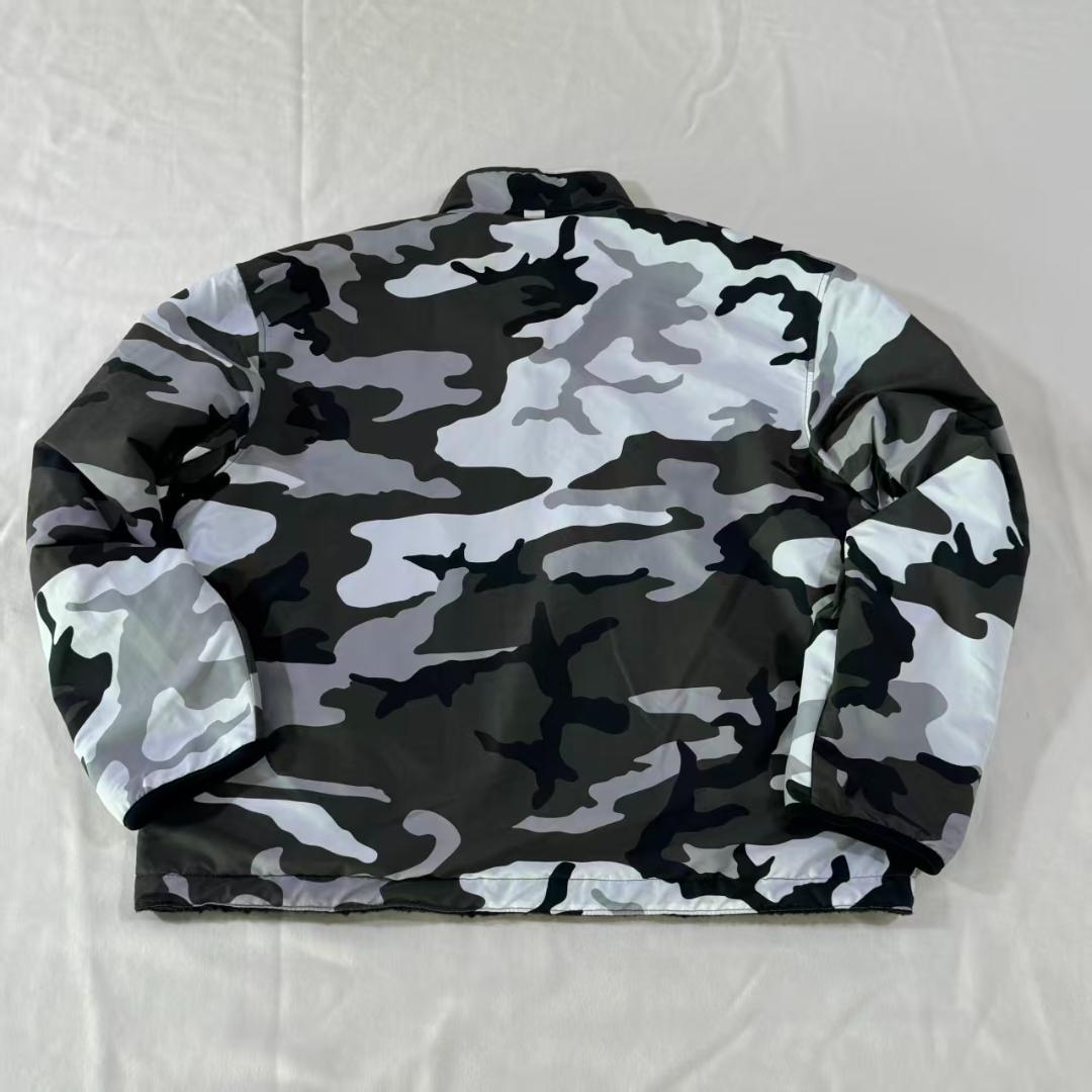 Supreme リバーシブル ハーフジップ カモフラージュ ナイロンジャケット