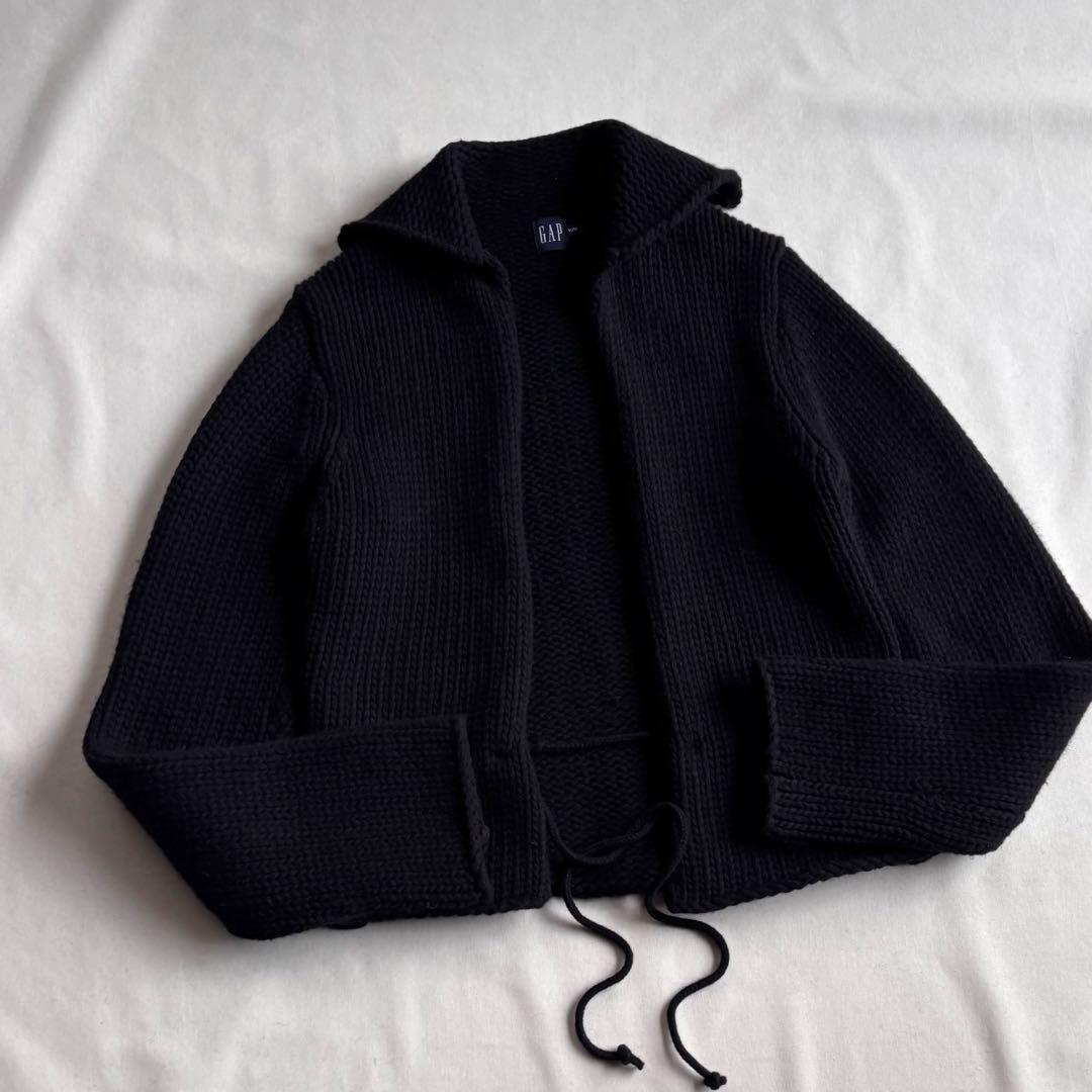 トップス 00s OLD GAP angora mix short length knit