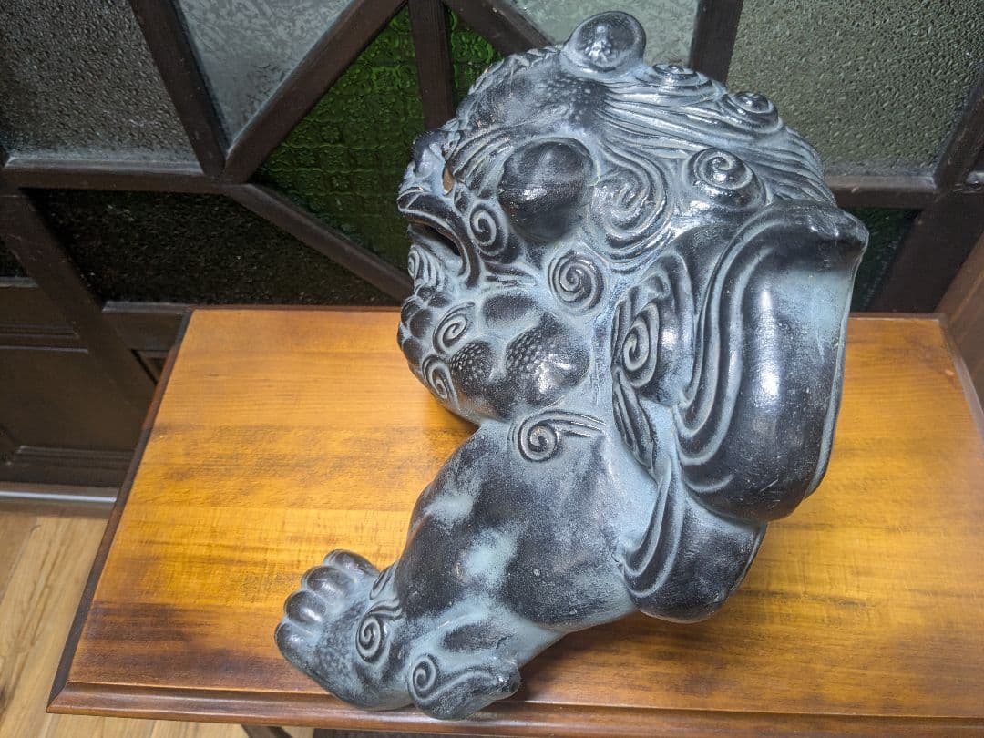 骨董品 オブジェ シーサー 置物 時代物 アンティーク