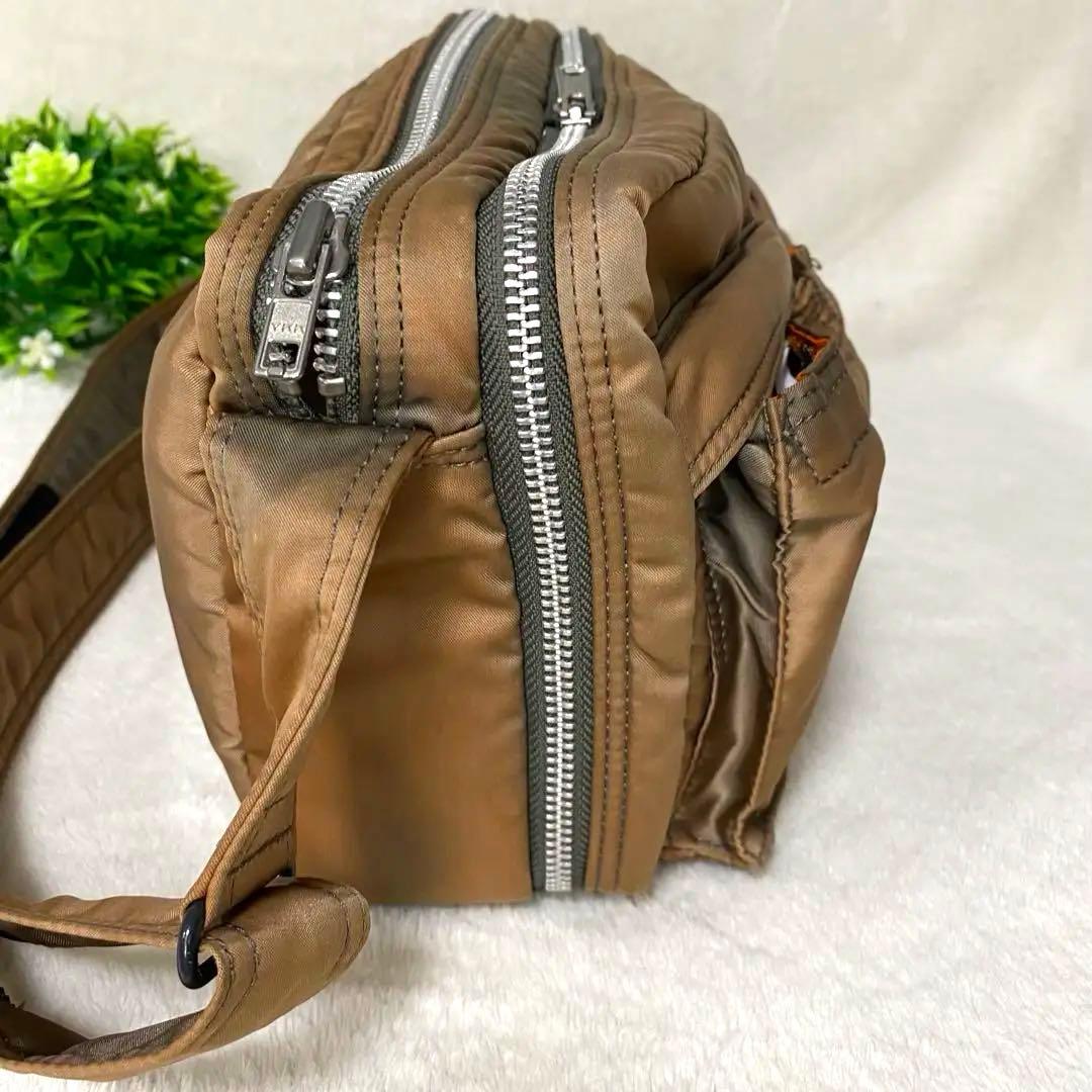 ロ*ン様 希少　ポーター　タンカー　ショルダーバッグ　2層　ピンクゴールド　PO