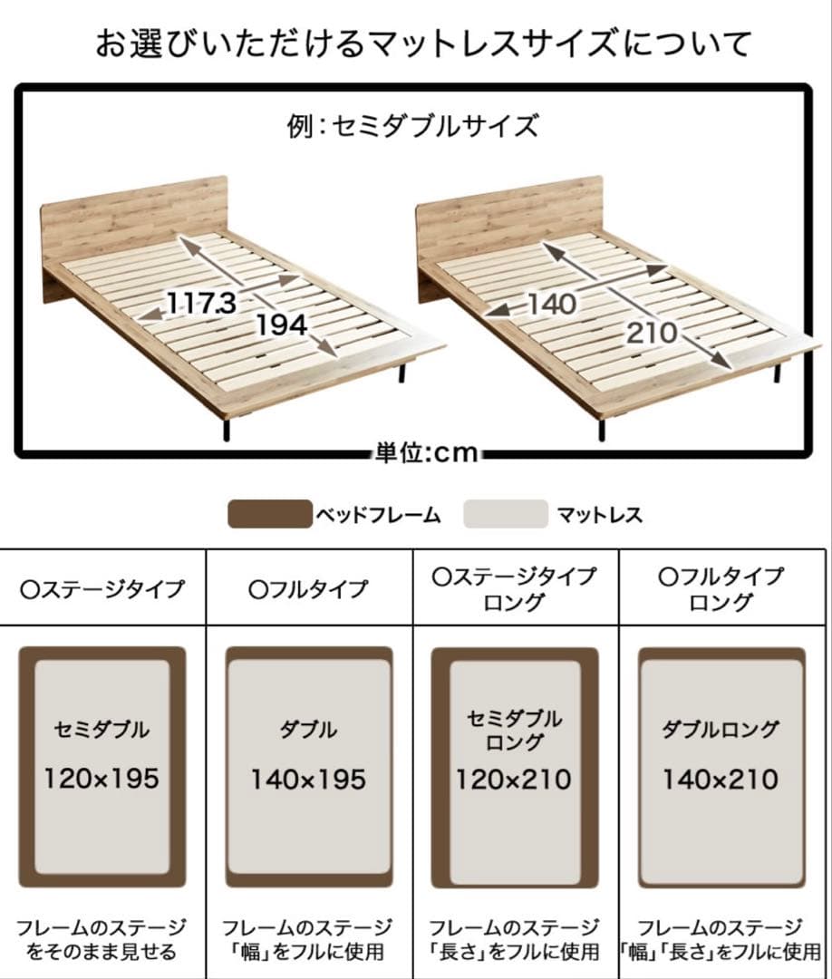 kazumi様【札幌 直接引き取り限定】ダブル/クイーン　ベットフレーム