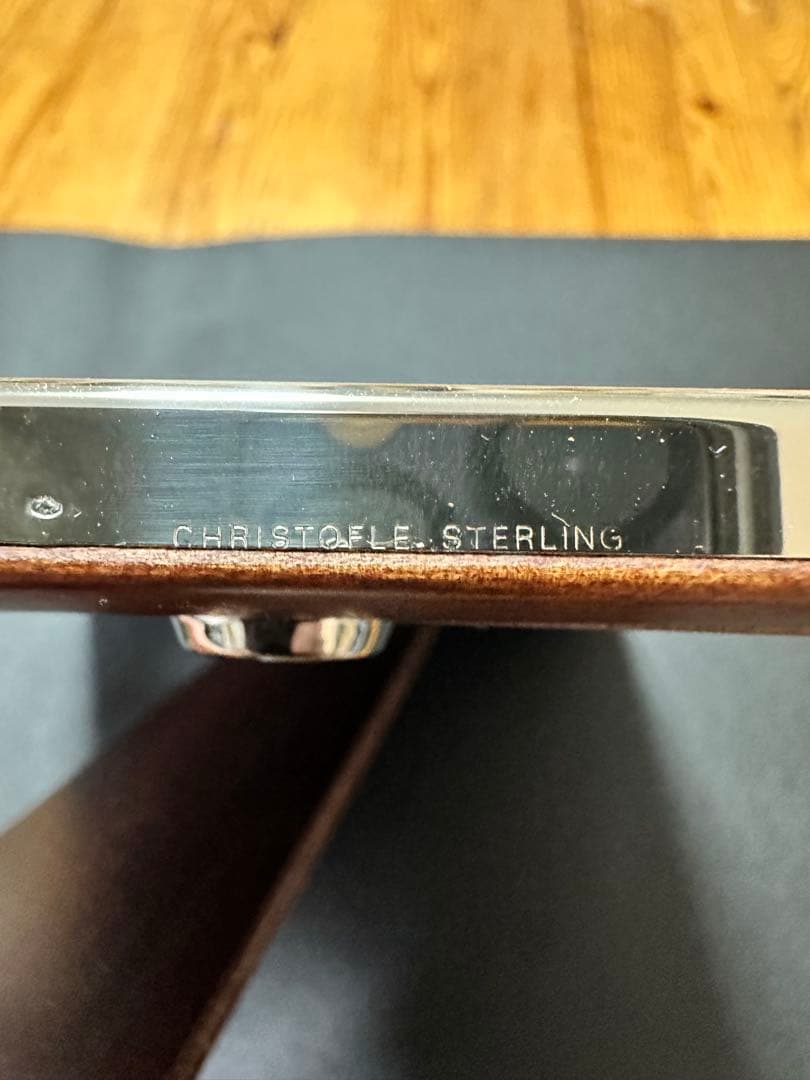 Christofle 925 スターリングシルバー フォトフレーム銀製.純銀