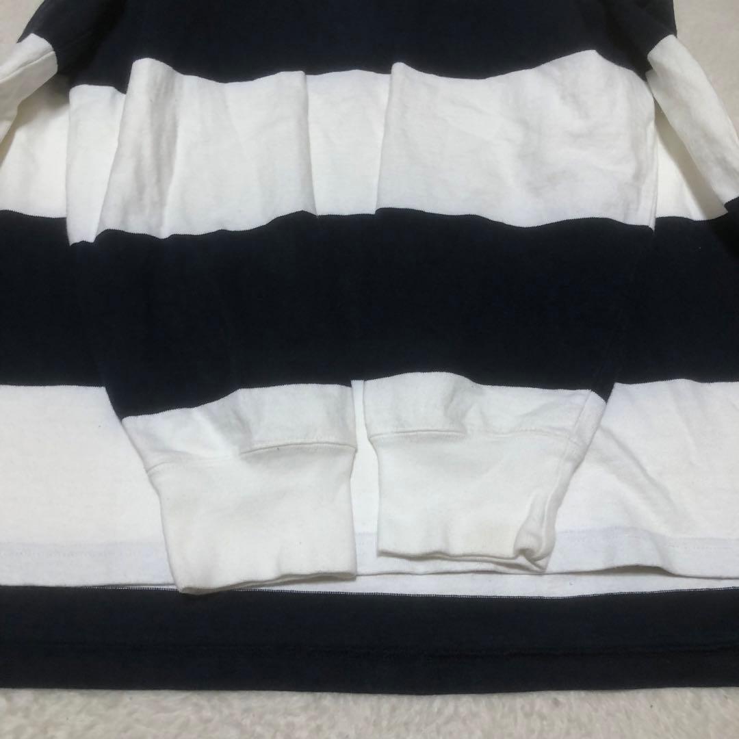 ポロラルフローレン　ラガーシャツ　ポロシャツ　ボーダー　ポニー刺繍　常田大希着用