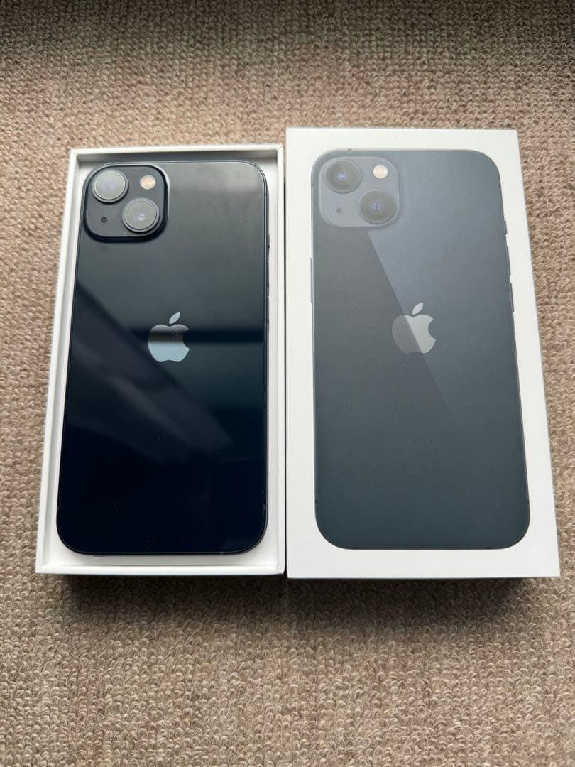 【美品】iPhone13 128GB ミッドナイトApple SIMフリー