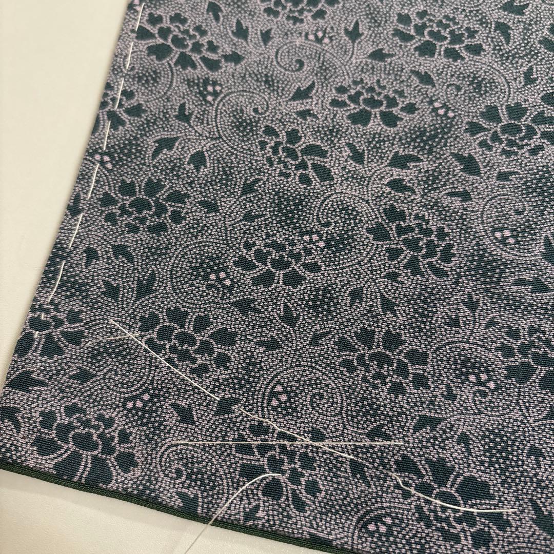 l*o様 作家物 江戸小紋 鮫小紋 紋無し 船 唐草 付下げ 正絹 AK-495