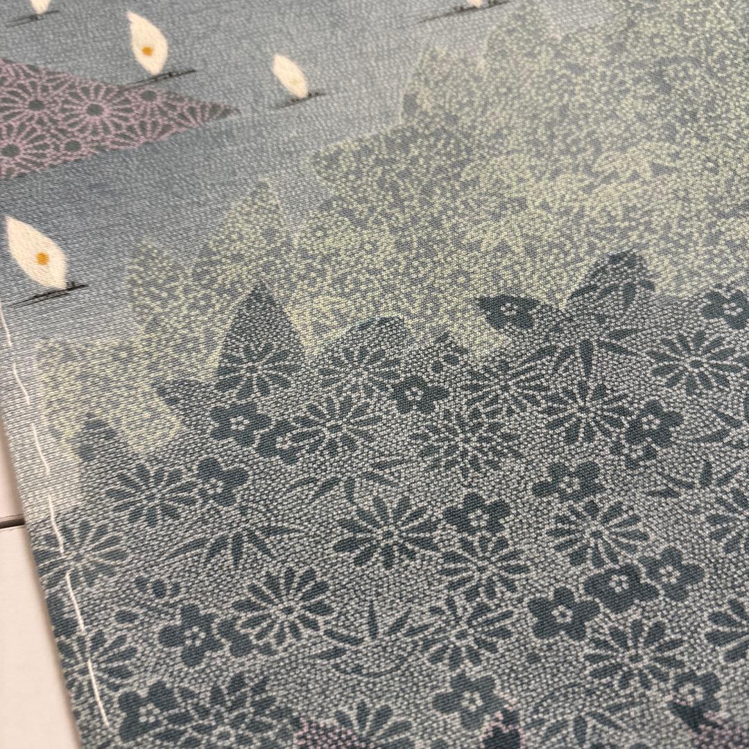 l*o様 作家物 江戸小紋 鮫小紋 紋無し 船 唐草 付下げ 正絹 AK-495