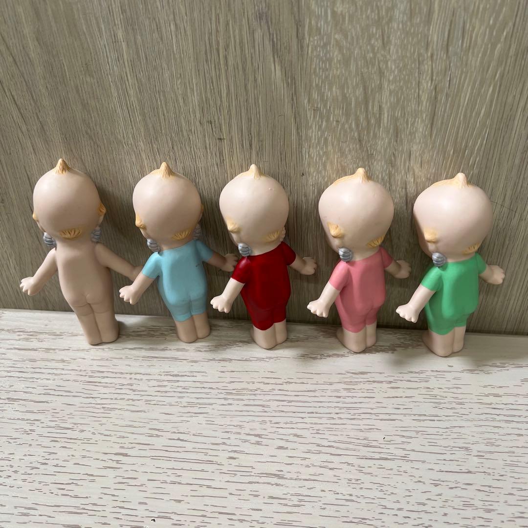 キューピー　置物　陶器　アンティーク　5つセット