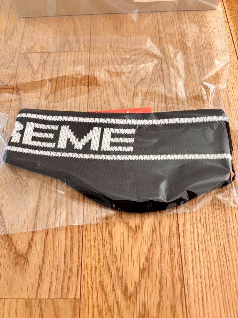 小物 Supreme Contrast Logo Headband Black