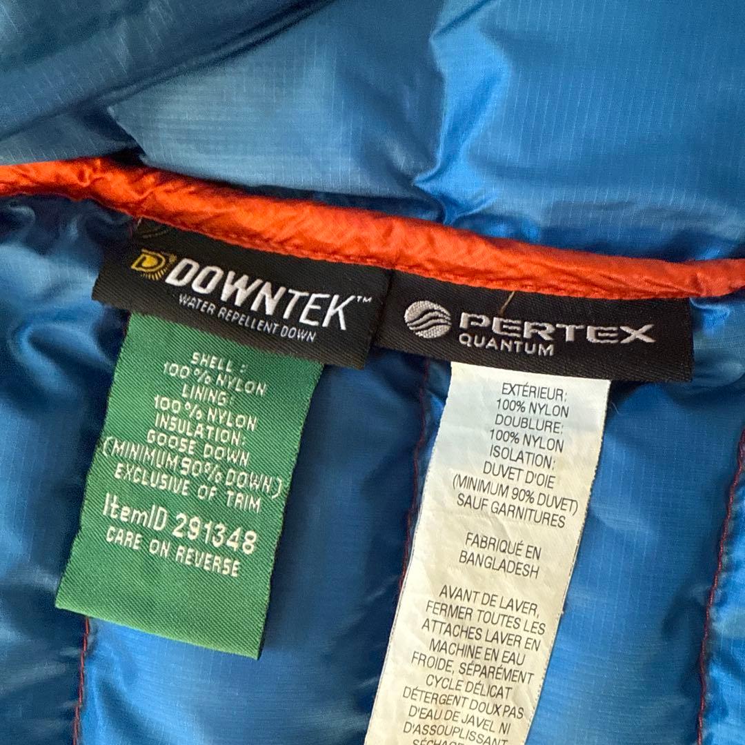 llbean ダウンベスト　古着　PERTEX アウトドア
