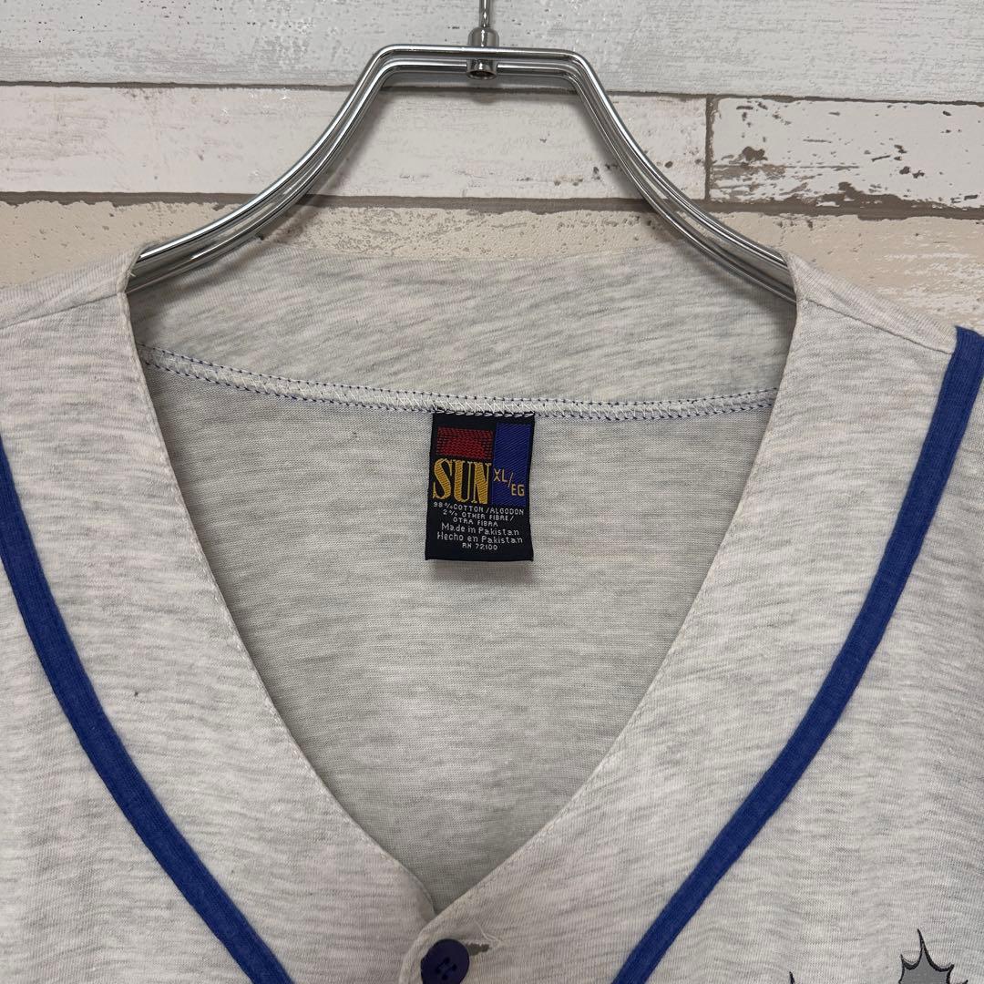 【激レア】シカゴ カブス ベースボールシャツ 90s古着　ルーニー・テューンズ