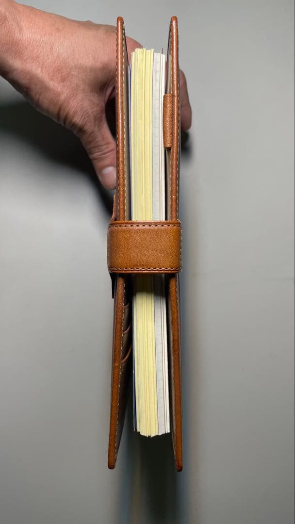 ￼【美品】システム手帳/ダ・ヴィンチ / ロロマクラシック　A5 ブラウン