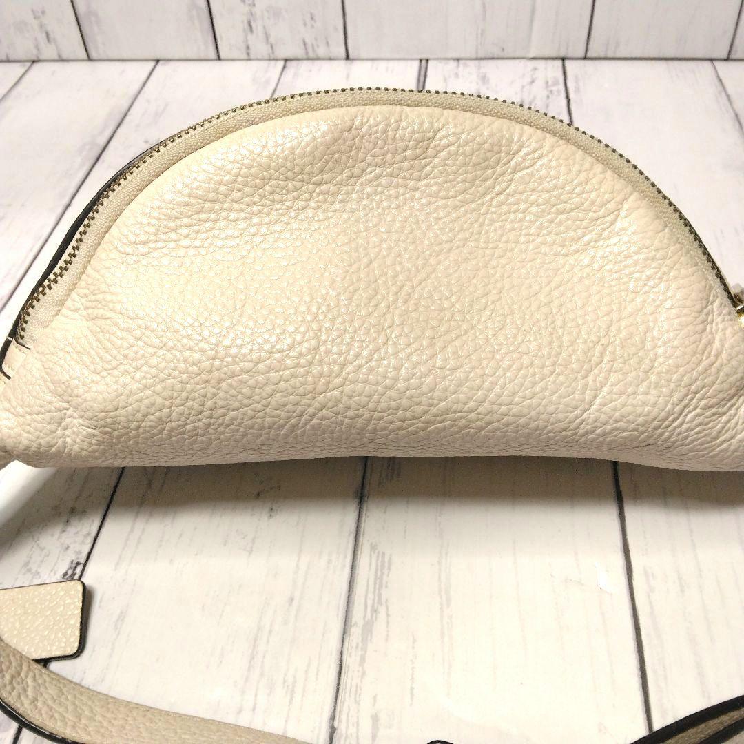 COACH　ウエストポーチ　シボ革　ロゴ　オールレザー　M1980-F48738