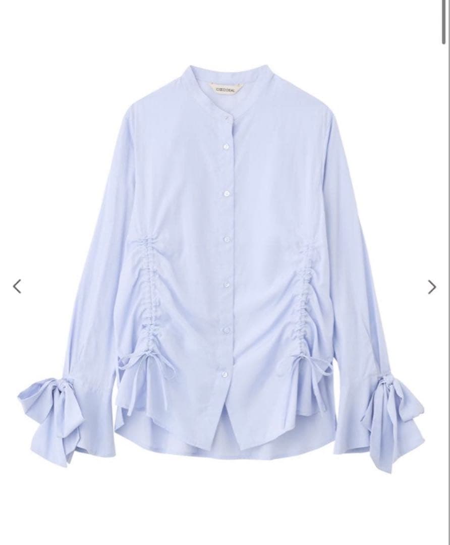 cocodeal リボンスリーブドロストシャツブラウス　⭐︎新品タグ付き未開封