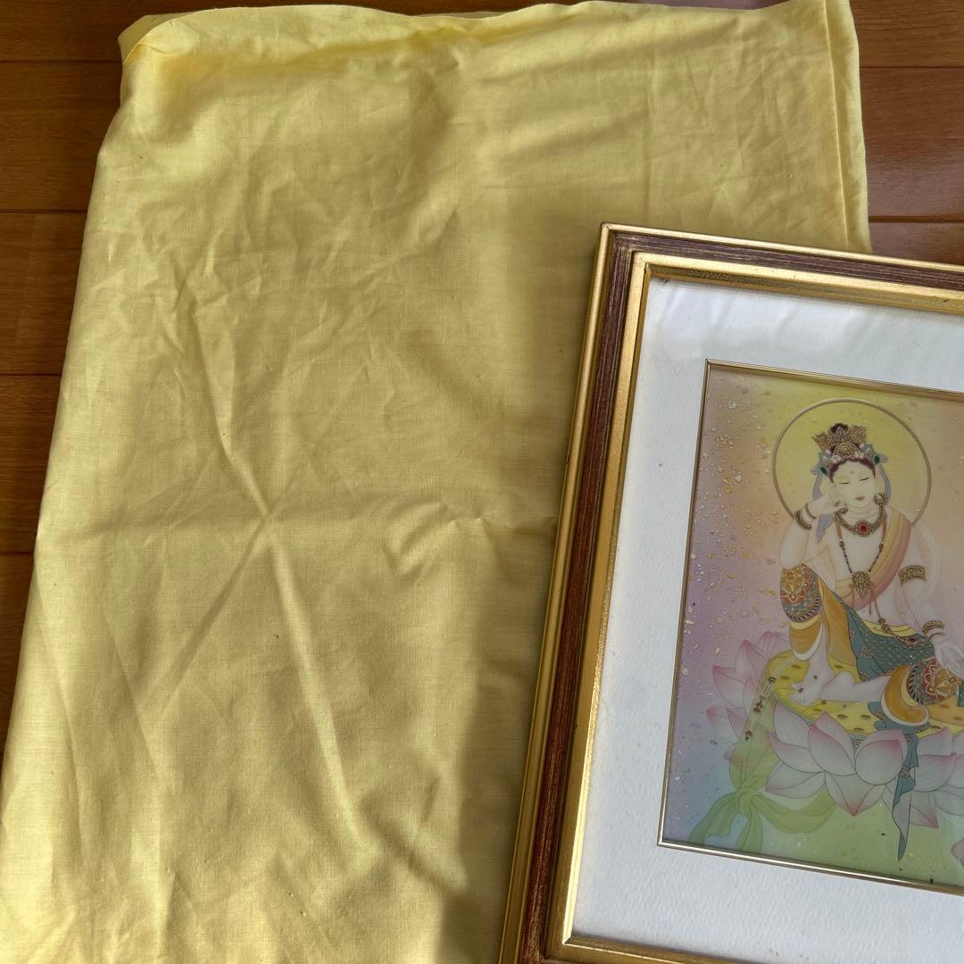 草場一壽さん　「弥勒菩薩」　シルクレ