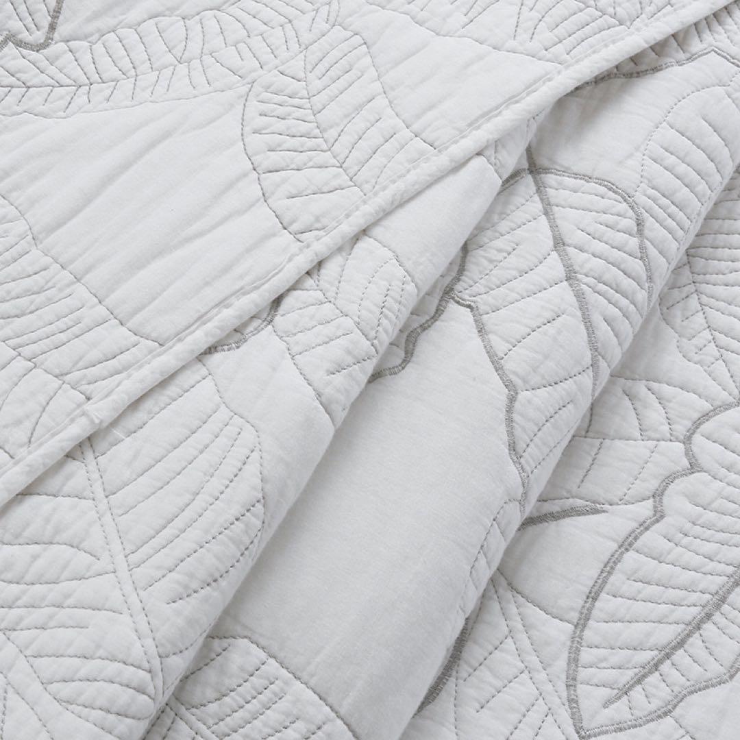 キルトベッドカバー3点セット綿マルチカバー キルティング 132