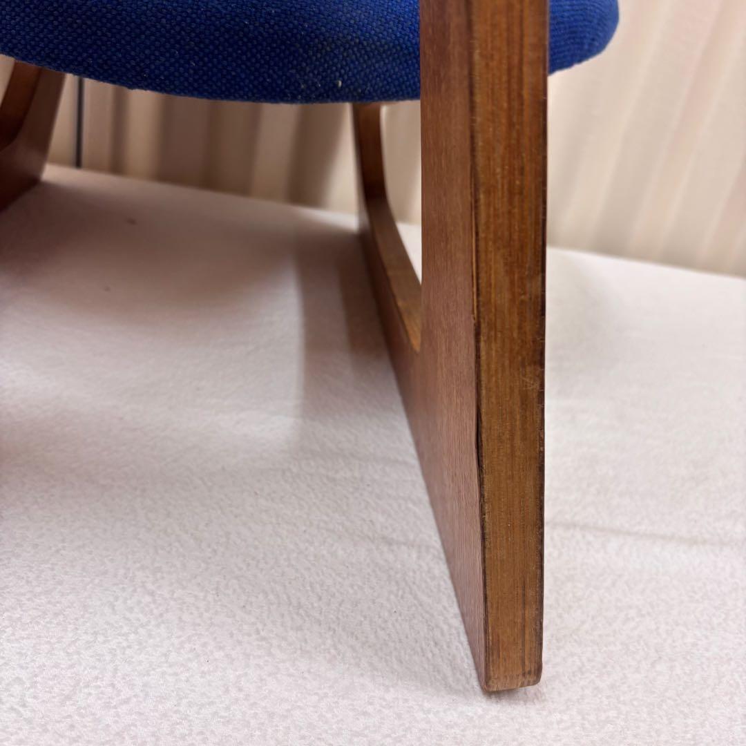 天童木工　TENDO　低座椅子　ブルー　長大作