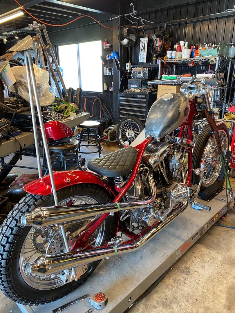 ハーレーダビッドソン　マフラー　ショベル